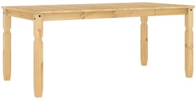 Mesa de jantar Corona 180x90x75 cm madeira de pinho maciça