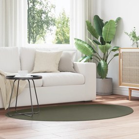 vidaXL Tapete HUARTE Verde Floresta 120 x 170 cm Poliéster