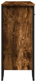 Aparador 97x32,5x74,5 cm derivados de madeira carvalho fumado