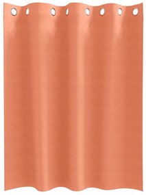 Cortinas com cortinas 2 pcs Terracota 140 x 140 cm Poliéster