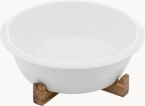 Taça de servir em porcelana com suporte Alto