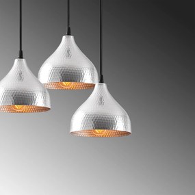 Chandelier Tattoo – Prateado – 42 x 42 cm