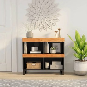 vidaXL Móvel de apoio 85x33x75 cm madeira de acácia maciça