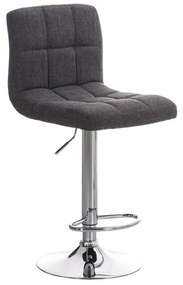 Banco de bar Peru em tecido 46 x 94-114 x 47 cm Cinzento