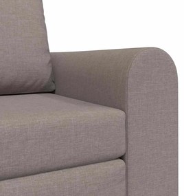 Sofá Cama de Piso 2-em-1 Taupe 98x71x83 cm Tecido