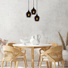 Chandelier Smoked – Fume – 40 x 40 cm