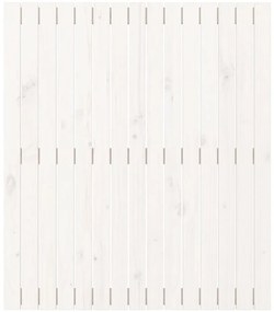 Cabeceira de parede 95,5x3x110 cm pinho maciço branco
