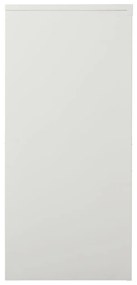 Armário com porta deslizante aço 90x40x90 cm cinzento-claro