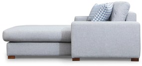 Sofá de Canto Loop – Cinzento Claro – 290 cm x 194 cm