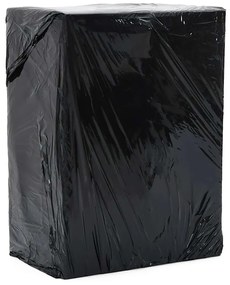 vidaXL Película extensível 6 unid preto 30 μm 50 cm x 300 m