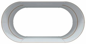 Cama de Jardim Elevada Café com Aparência de Madeira 160x80x81 cm de A