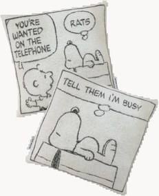 Capas de almofada decorativas em lã Peanuts, conjunto de 2