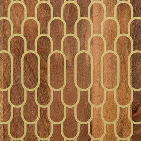 Móvel de TV 105x33x46 cm madeira de mangueira maciça