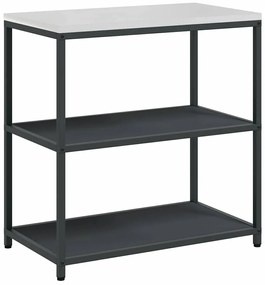 Conjunto de Armazenamento de Cozinha 3 pcs Cinzento-escuro
