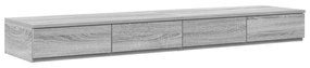 Caixas de Cama Cinza Sonoma 160x36,5x16,5 cm Madeira Engenharia