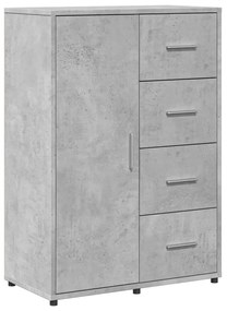 Aparadores 2 pcs 60x31x84 cm derivados madeira cinzento cimento