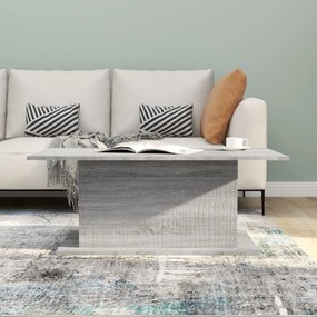 Mesa de centro 102x55,5x40 cm derivados de madeira cinza sonoma