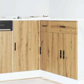 vidaXL Armário de cozinha inferior “Lyon” deriv. madeira carvalho artisiano