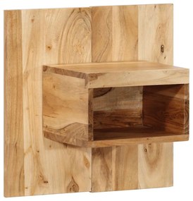 Mesa de cabeceira 50x27x50 cm madeira de acácia maciça