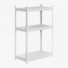 Prateleira De Aço Com 3 Prateleiras (120x80 Cm) Crenzi Branco - Sklum