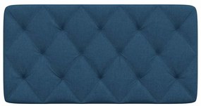 Almofadão de cabeceira 100 cm tecido azul