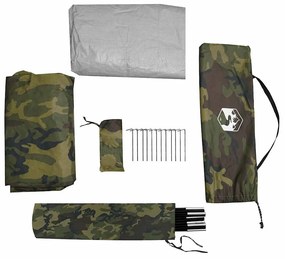 Tenda de pesca para 3 pessoas impermeável camuflagem