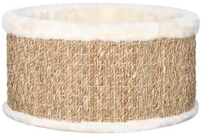 Cesto para gatos redondo 36 cm ervas marinhas