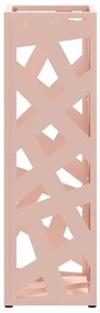 Suporte para Guarda-Chuva Rosa Metal Médio Inserções Decorativas