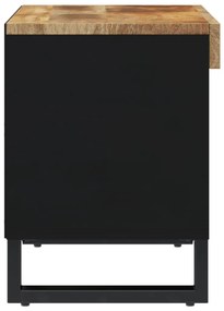 Móvel de TV 60x33x43,5 cm madeira de mangueira maciça