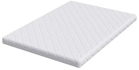 Colchões Branco 200 x 160 cm Tecido 100% poliéster