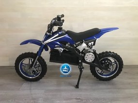 Moto criança eletrica Moto Cross 36V 800W Azul