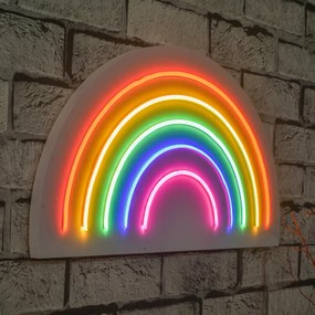 Iluminação LED Plástico Decorativo Rainbow – Multicolor – 50 x 26 x 2