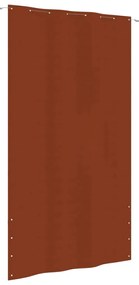 vidaXL Tela de varanda 160x240 cm tecido Oxford terracota