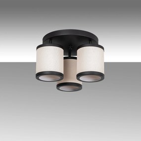 Candeeiro de Tecto Way – Preto e Branco – 40 x 40 x 22 cm