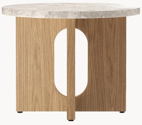 Mesa de apoio redonda em pedra arenosa Ibiza