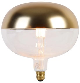 Lâmpada LED E27 regulável espelho dourado 6W 360lm 1800K
