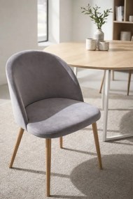 Pack 4 Cadeiras Vint Veludo - Cinza