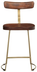 Bancos de bar 2 pcs 49x43x79 cm madeira de mangueira maciça