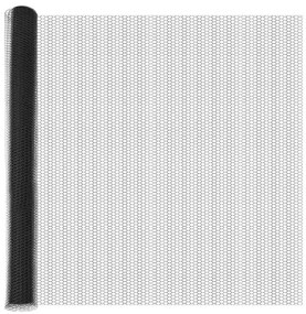 Conjunto de Cercas Conjunto de 2 Cinza Metal 25 x 1.5 m Durável