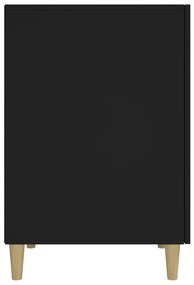 Secretária 140x50x75 cm derivados de madeira preto