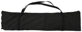 Rede p/ treino de golfe 215x107x216cm poliéster preto e laranja