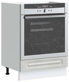 Armário forno Kalmar betão madeira projetada cinza