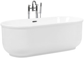 Banheira autónoma em acrílico branco 170 x 80 cm PINEL Beliani