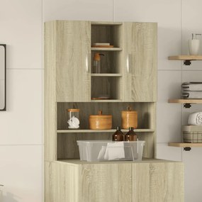 vidaXL Armário máquina de lavar 70,5x24x90 cm carvalho sonoma