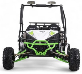 Buggy gasolina para crianças 125cc Roan Triton 2 Lugares R7 Verde