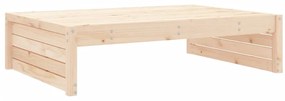 4 pcs conjunto lounge de jardim madeira de pinho maciça