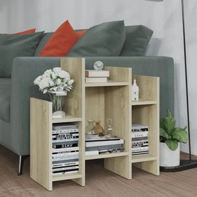 vidaXL Móvel lateral 60x26x60 cm derivados de madeira carvalho sonoma