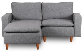 Sofá de Canto Lungo – Cinzento Claro – 180 cm
