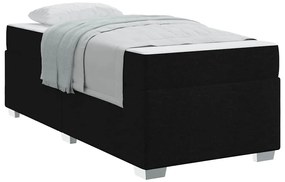 Estrutura da Cama Outros Preto 90 x 190 cm tecido