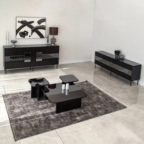 Console Paris – Preto – 180 cm x 80 cm x 40 cm